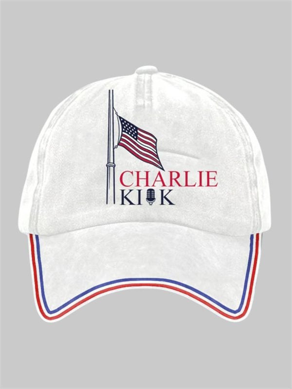 Charlie Kirk Hat American Flag RIP Charlie Kirk Merch Gift For Supporters