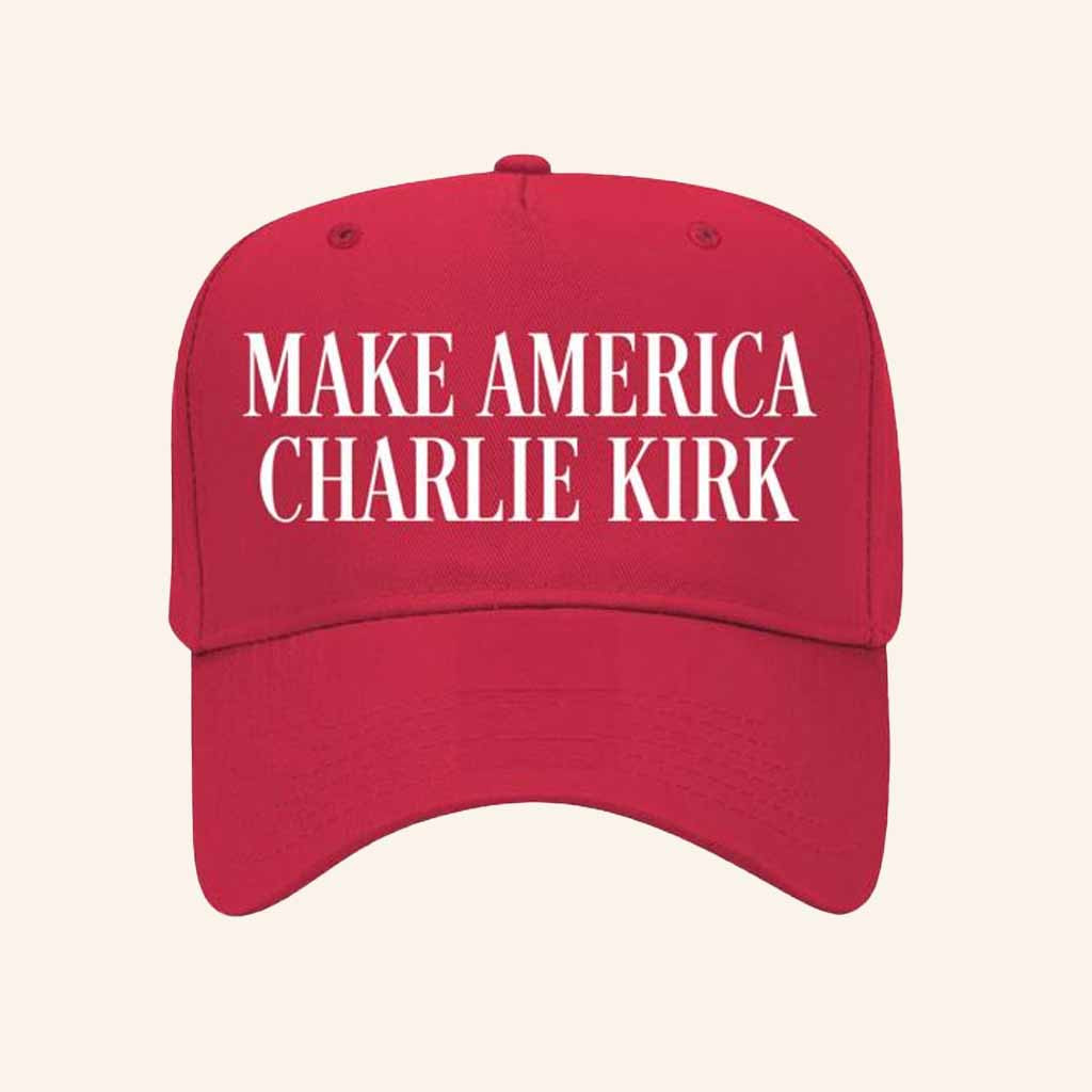 Charlie Kirk Hat Embroidered Make America Charlie Kirk TPUSA Merch Gift For MAGA Supporters