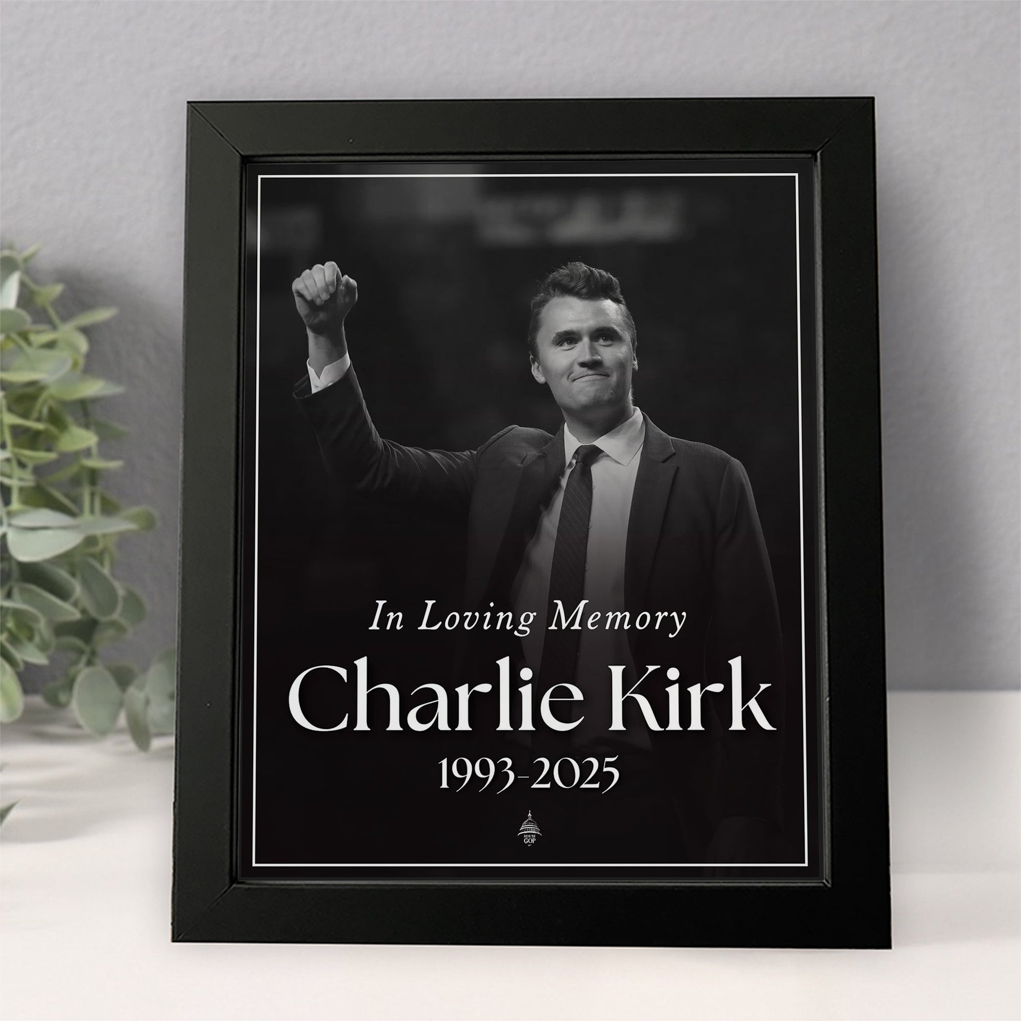 Charlie Kirk In Loving Memory Of Poster 1993 2025 RIP CK Memorial Merch Ideas