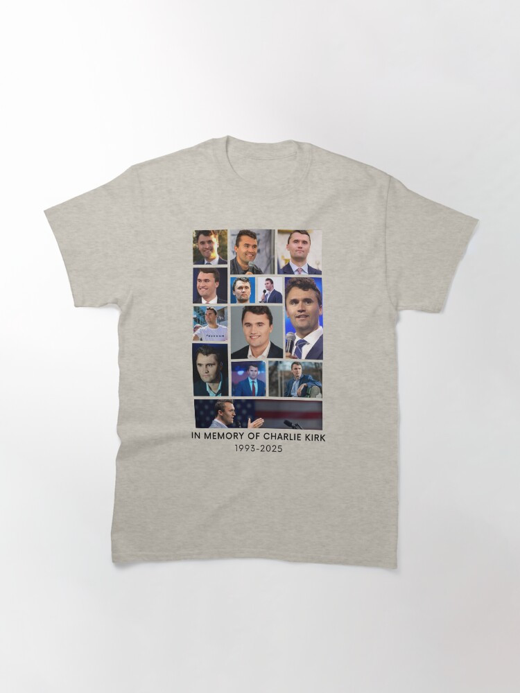 Charlie Kirk In Memory Patriot Freedom USA T-Shirt Charlie Kirk T-Shirt Memorial Gifts