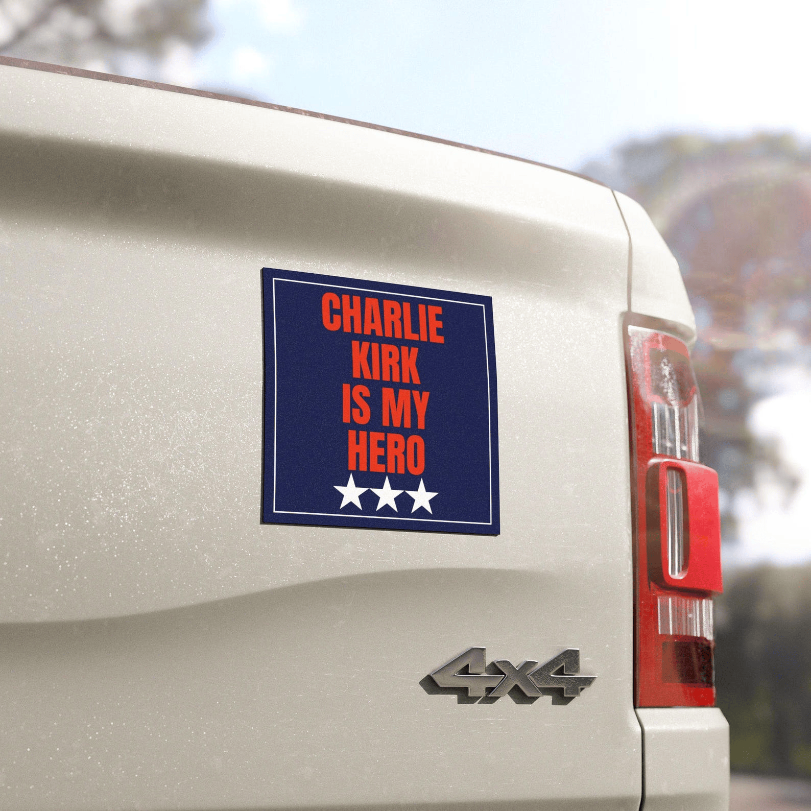 Charlie Kirk Is My Hero Car Magnet RIP Charlie Kirk Car Magnet A True Patriot