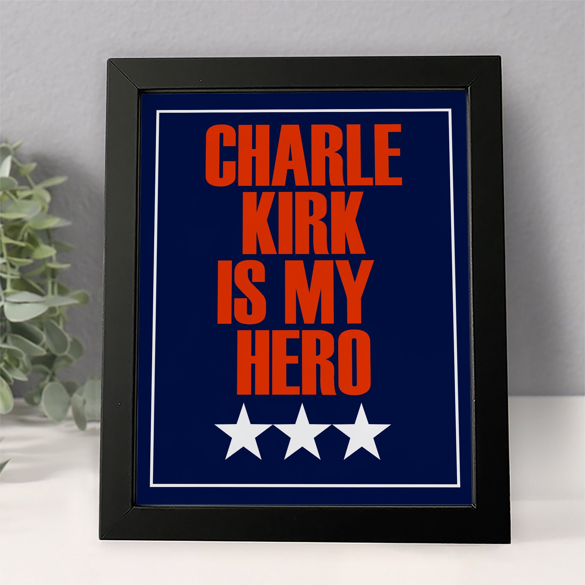 Charlie Kirk Is My Hero Merch Poster 1993 2025 RIP CK Memorial Present Ideas