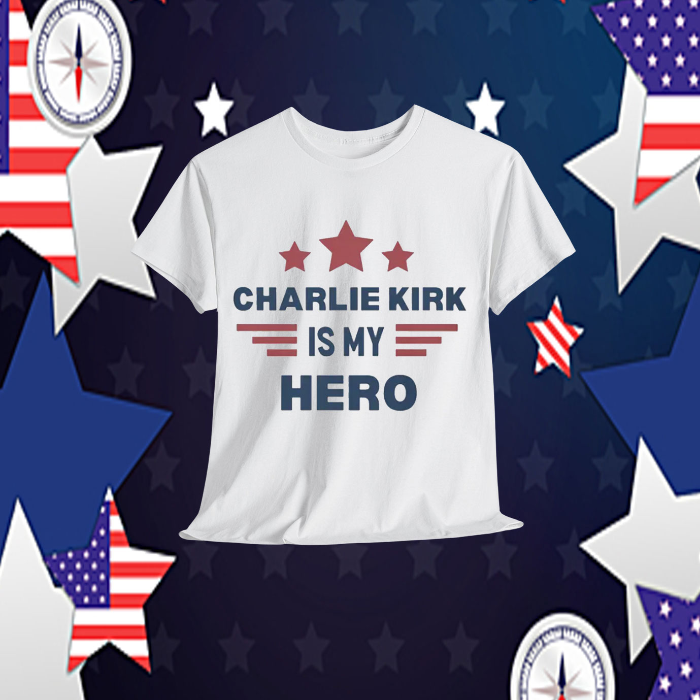 Charlie Kirk Is My Hero Shirt Charlie Kirk Memorial Shirt