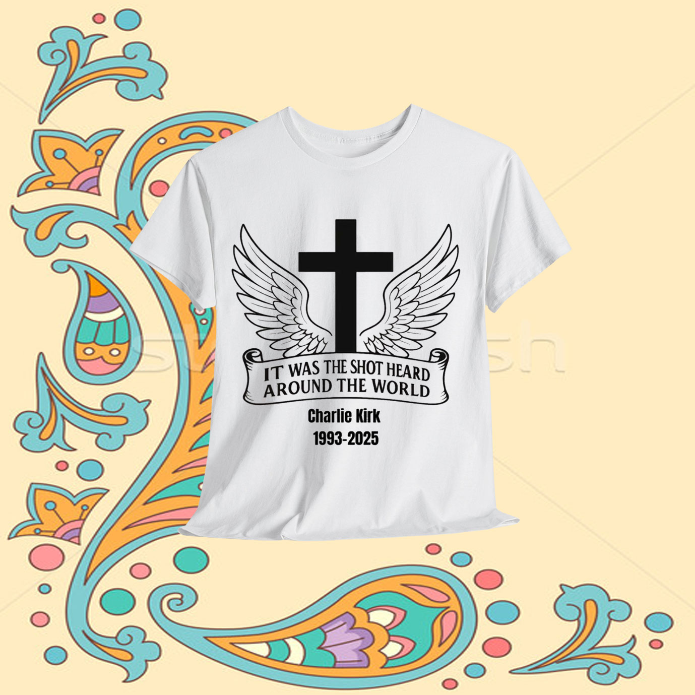 Charlie Kirk It Was The Shot Heard Around The World Shirt