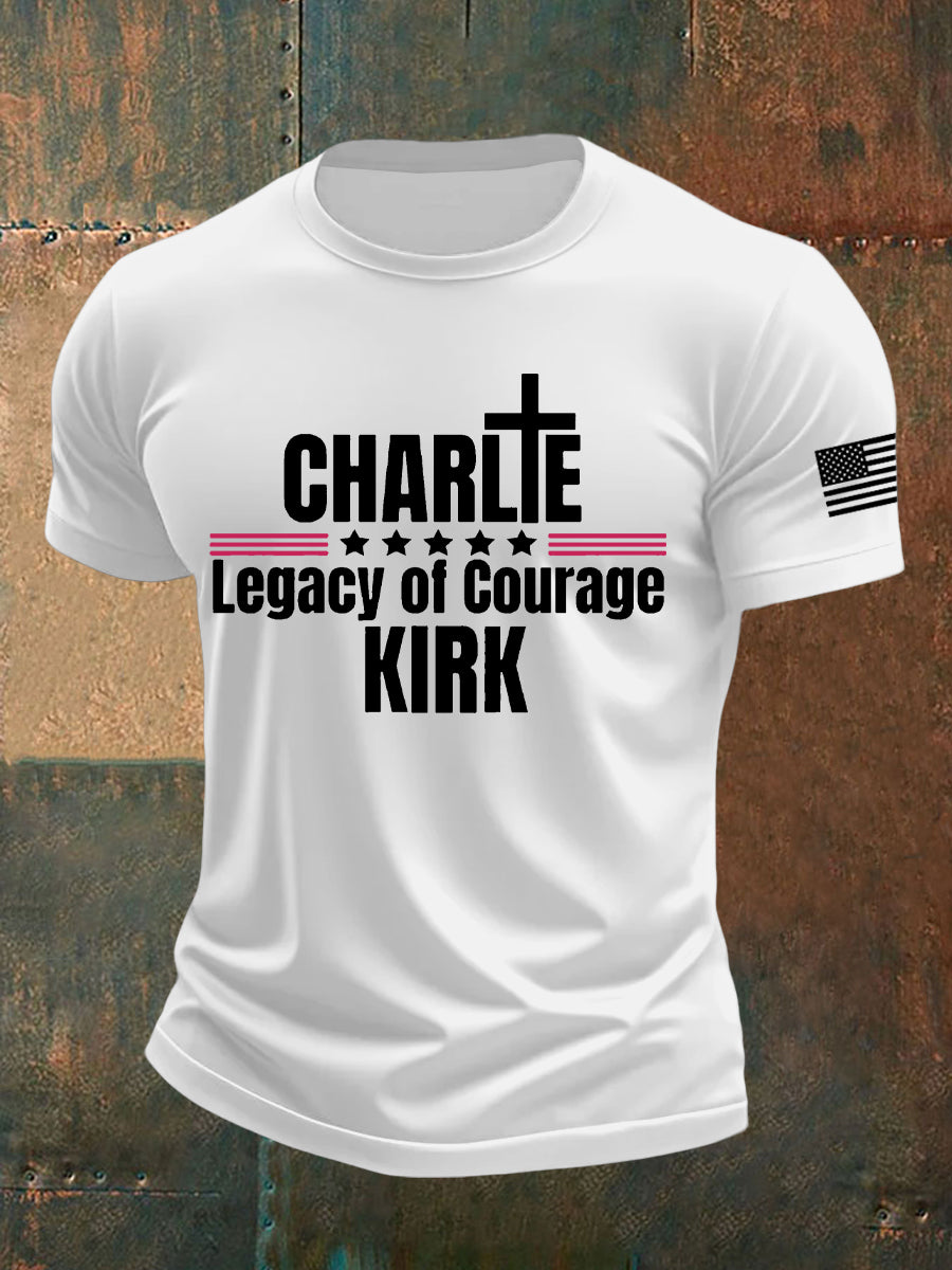 Charlie Kirk Legacy Of Courage T-Shirt This Is The Turning Point TPUSA Shirt Gifts