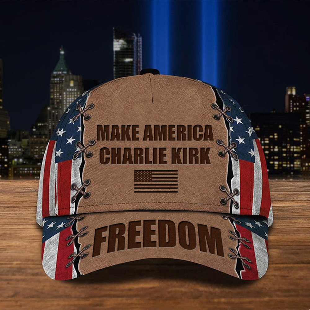 Charlie Kirk MAGA Merch Cap Freedom CK 47 Proud Charlie Kirk Commemorative Hat
