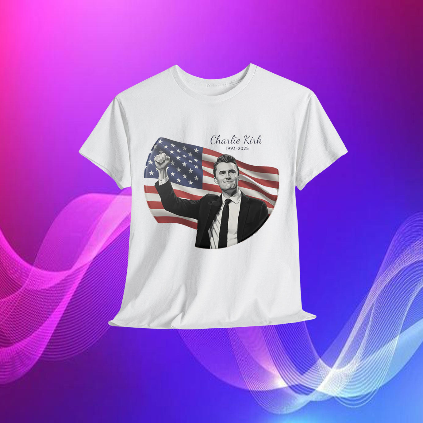 Charlie Kirk Memorial America Shirt