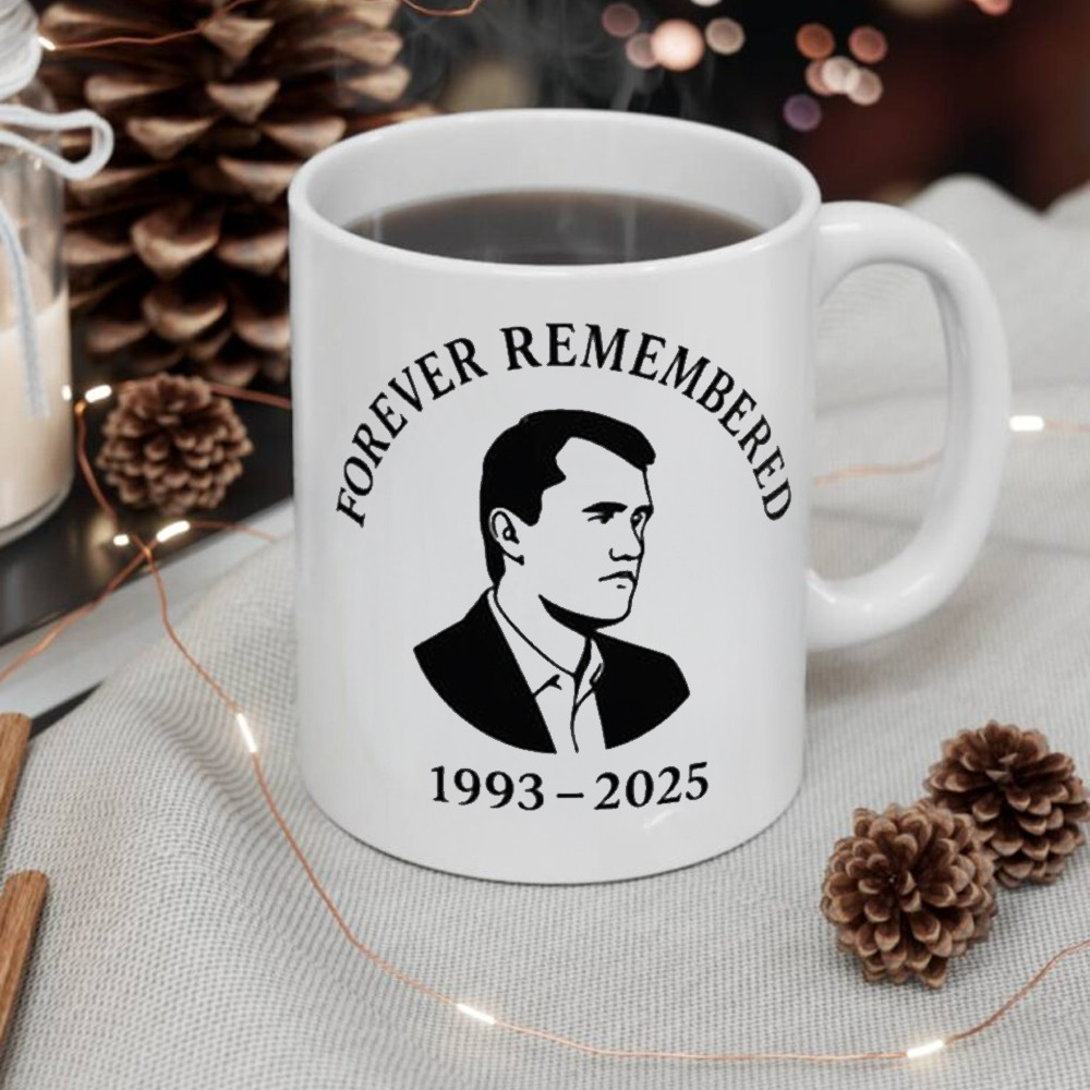 Charlie Kirk Memorial Mug Forever Remembered RIP Charlie Kirk 1993 2025 Best Tribute Gift