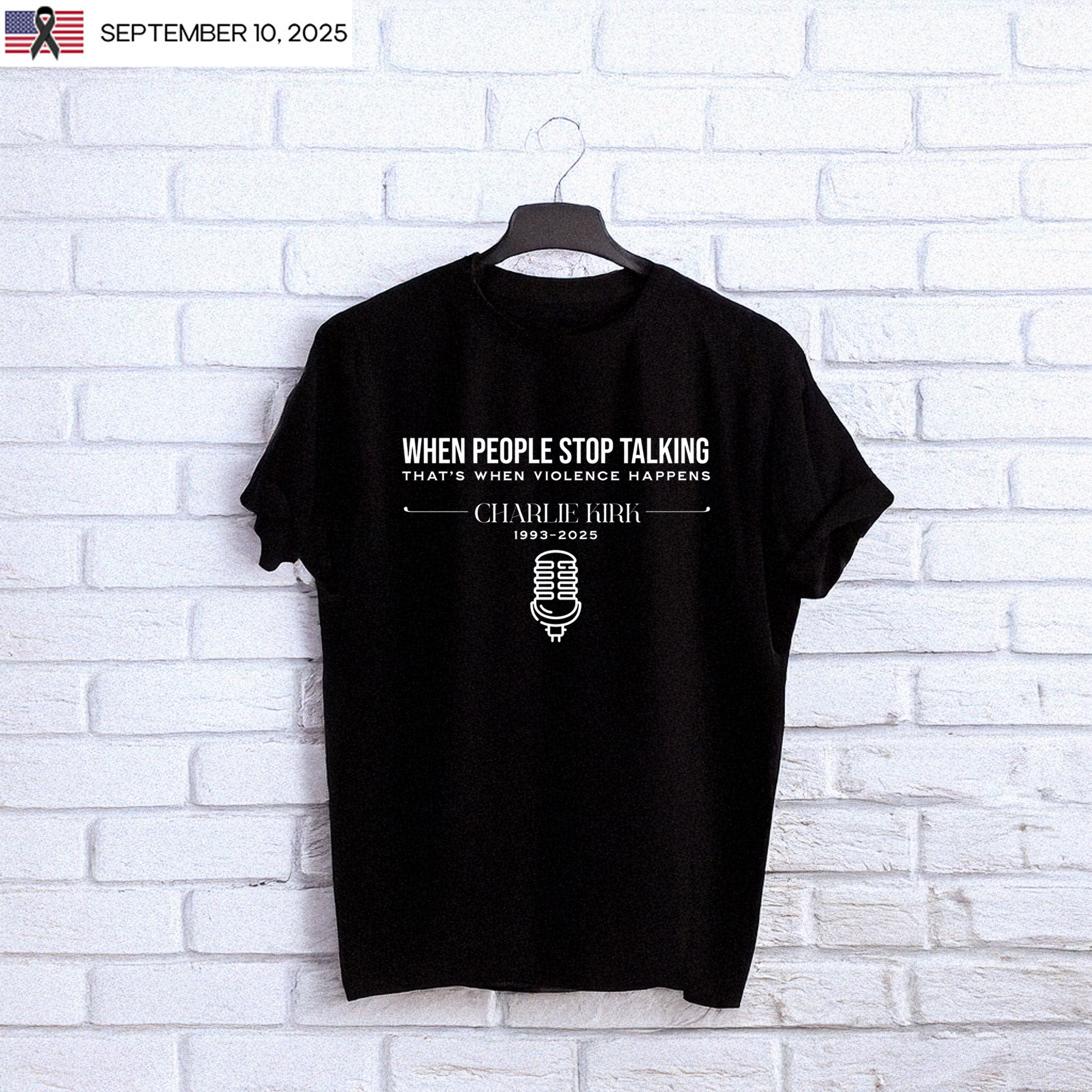 Charlie Kirk Memorial Shirt