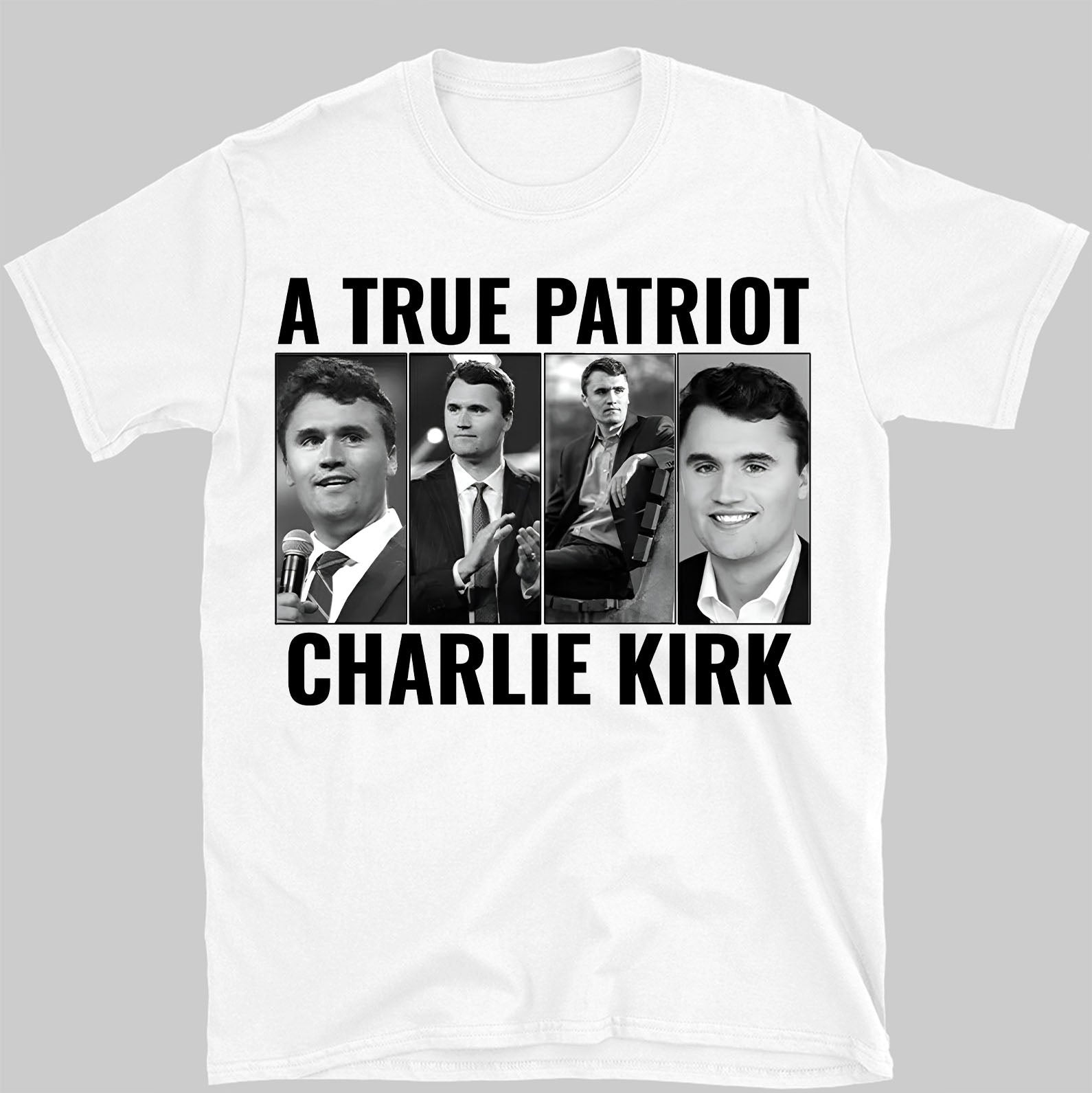 Charlie Kirk Merch A True Patriot Charlie Kirk Shirt Gifts For MAGA Supporters