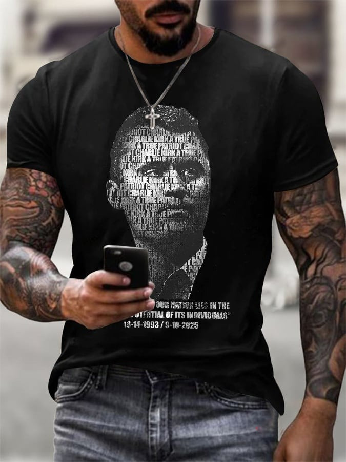 Charlie Kirk Merch A True Patriot The Greatness Of Our Nation Charlie Kirk Memorial Shirt