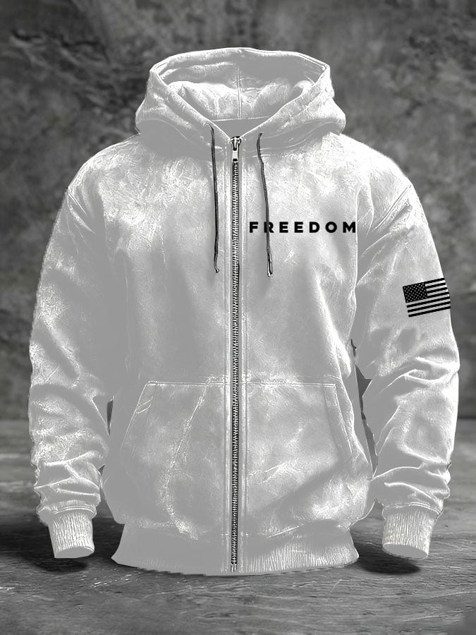 Charlie Kirk Merch Freedom Zip Hoodie Charlie Kirk Memorial Shirt Turning Point USA Clothing