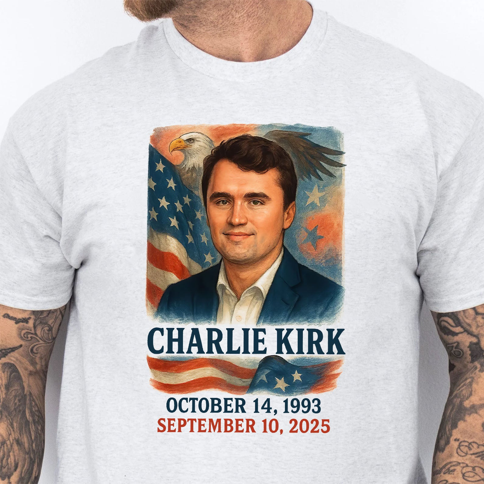 Charlie Kirk Merch In Memory Of Charlie Kirk Shirt Freedom T-Shirt Gifts For Patriots
