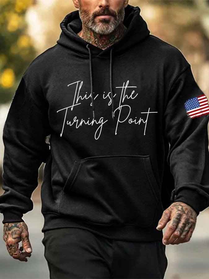Charlie Kirk Merch This Is The Turning Point Hoodie Charlie Kirk Hoodie Turning Point USA Merch