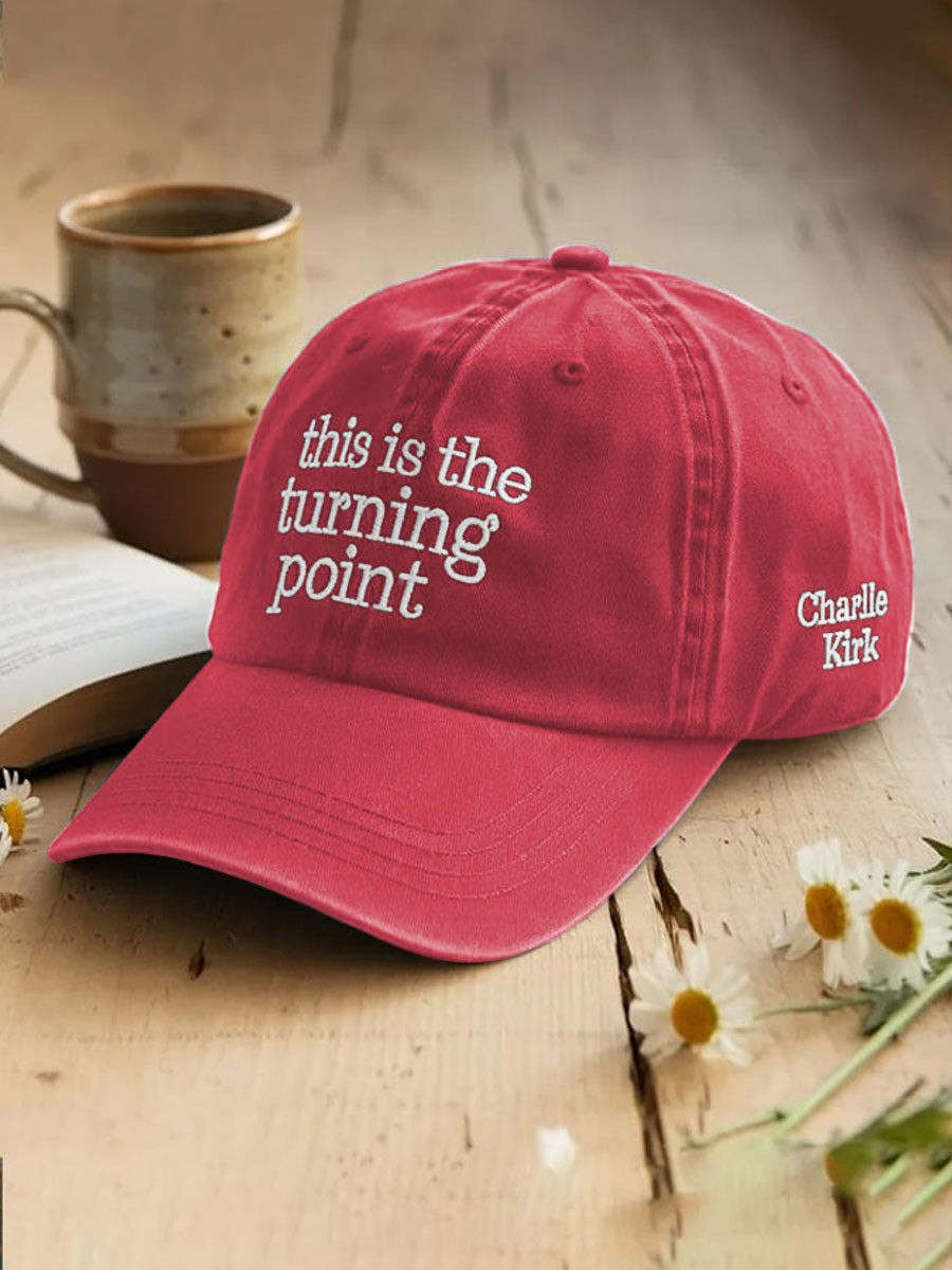 Charlie Kirk Merch Unisex Turning Point USA Flag Print Hat Gifts For Patriots