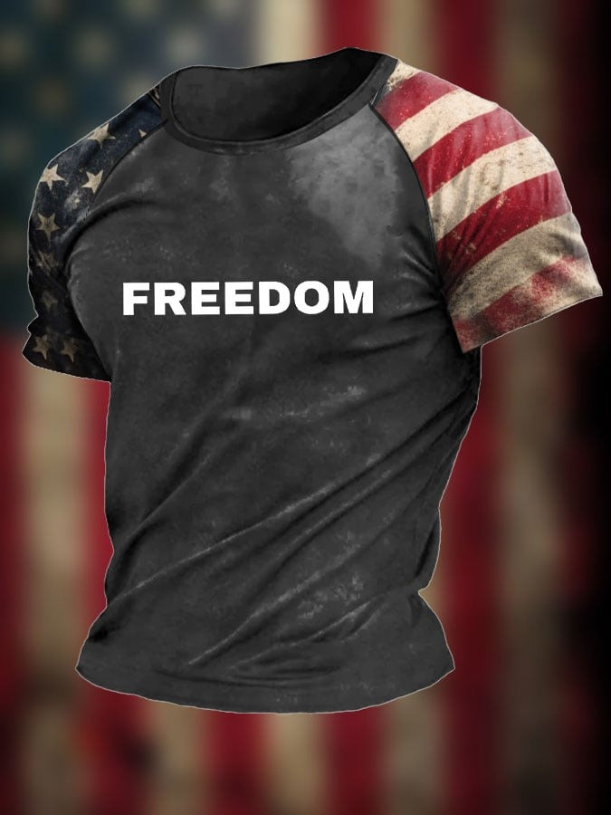 Charlie Kirk Merch USA Flag Freedom Shirt Charlie Kirk Turning Point USA T-Shirt Gifts For Dad