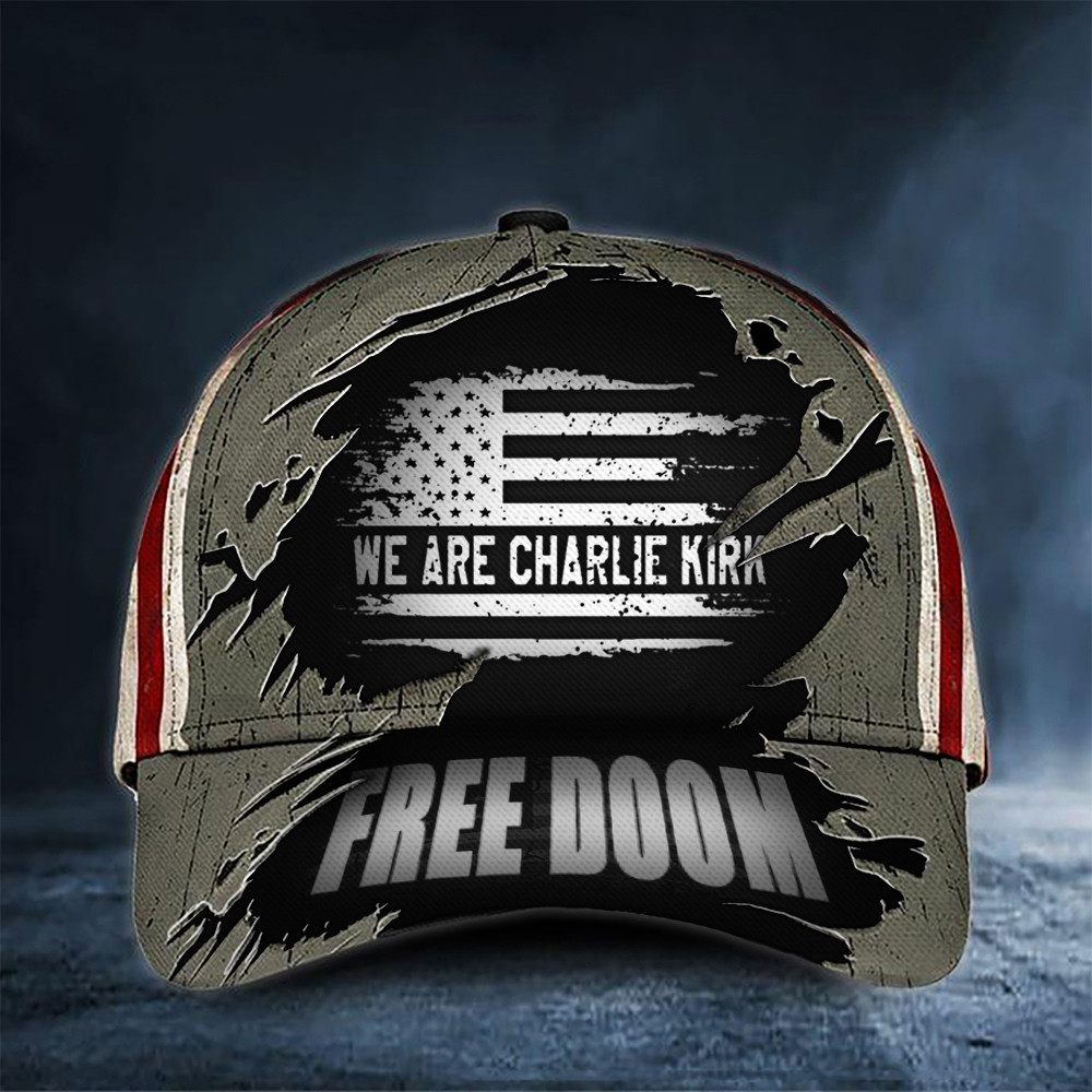 Charlie kirk Merch We Are All Turning Point Charlie Krik Free Dom US Cap Gift For Dad
