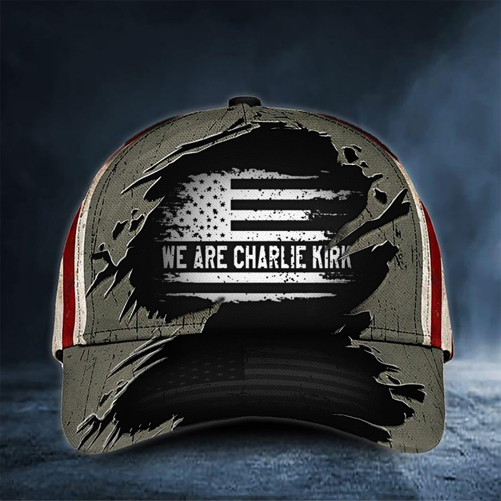 Charlie kirk Merch We Are All Turning Point Charlie Krik Free Dom US Cap Gift For Patriot