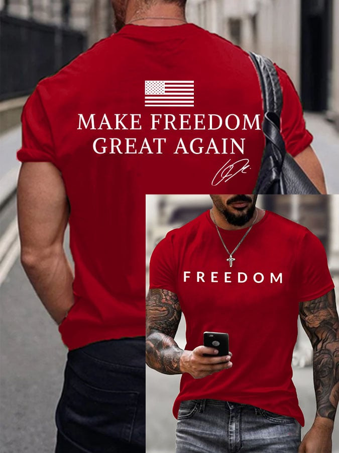 Charlie Kirk MFGA T-Shirt Make Freedom Great Again Memorial Signed Charlie Kirk 47 Gift Ideas
