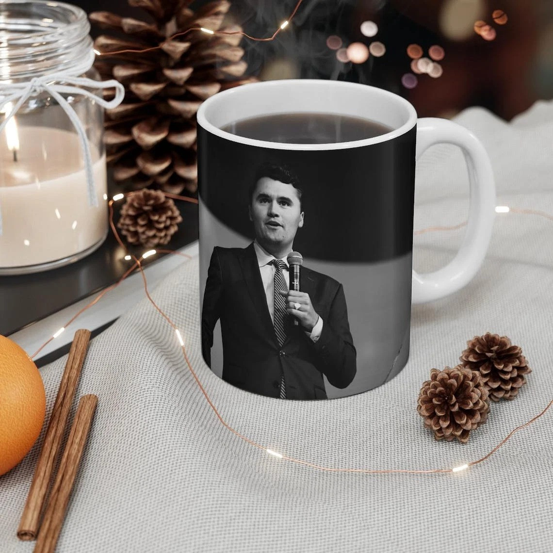Charlie Kirk Mug Rest In Peace Charlie Kirk Merch Memorial Gifts For Patriots