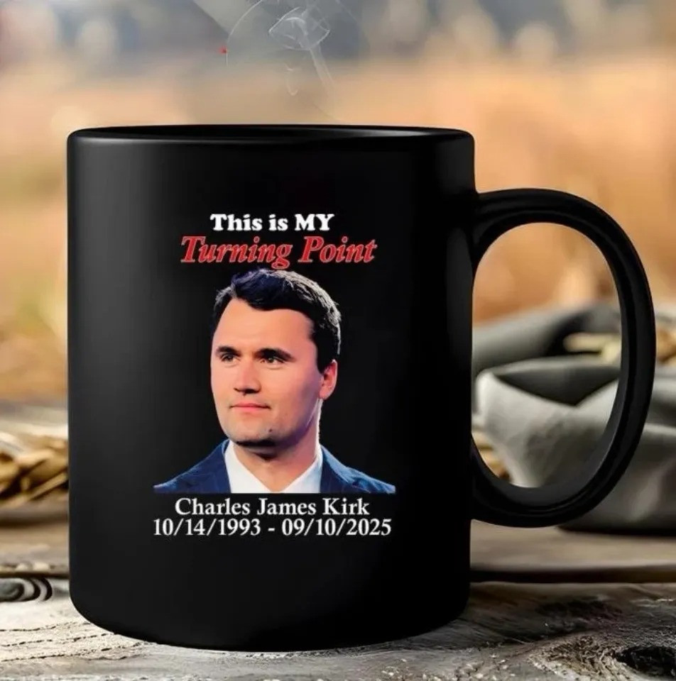 Charlie Kirk Mug This Is My Turning Point Charlie Kirk Merch Memorial Gifts