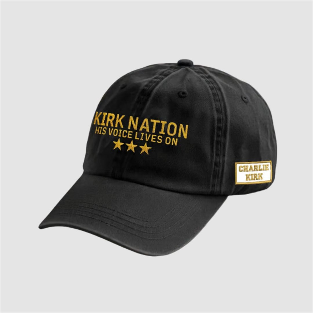 Charlie Kirk Nation His Voice Lives On Hat Freedom Charlie Kirk Unique Tribute Cap