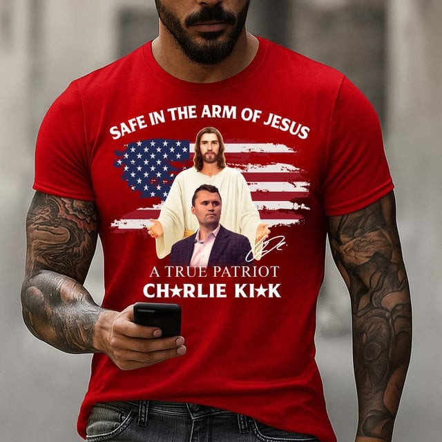 Charlie Kirk Patriot Printed Casual T-shirt Best Gift For America Supporters
