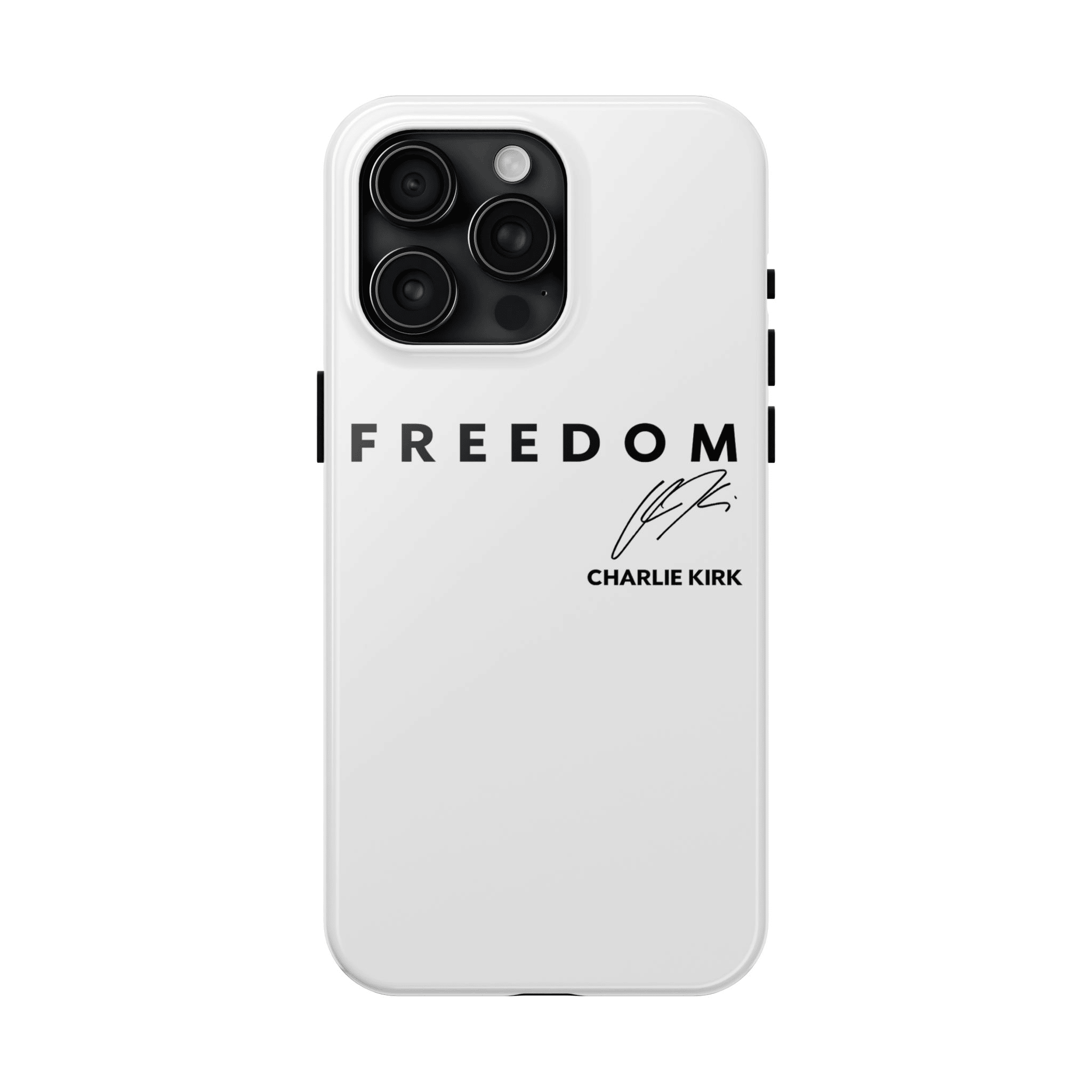 Charlie Kirk Phone Case Freedom USA Patriot Cover