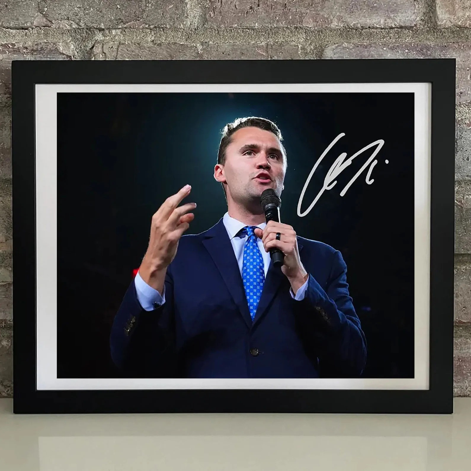 Charlie Kirk Picture Poster Kirk Merchandise Donald Trump 2025 Poster Gifts For Patriotic