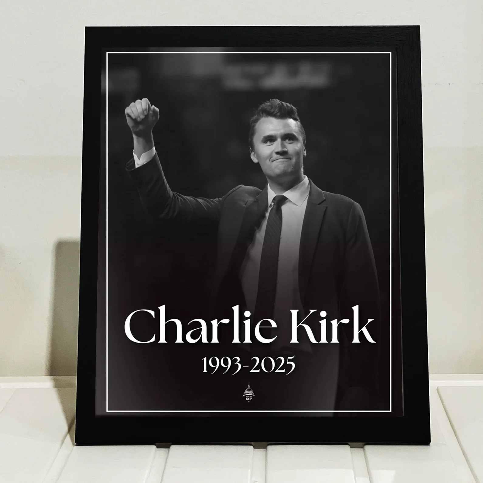 Charlie Kirk Picture Poster RIP Charlie Kirk Merch Gifts For Trump Supporters