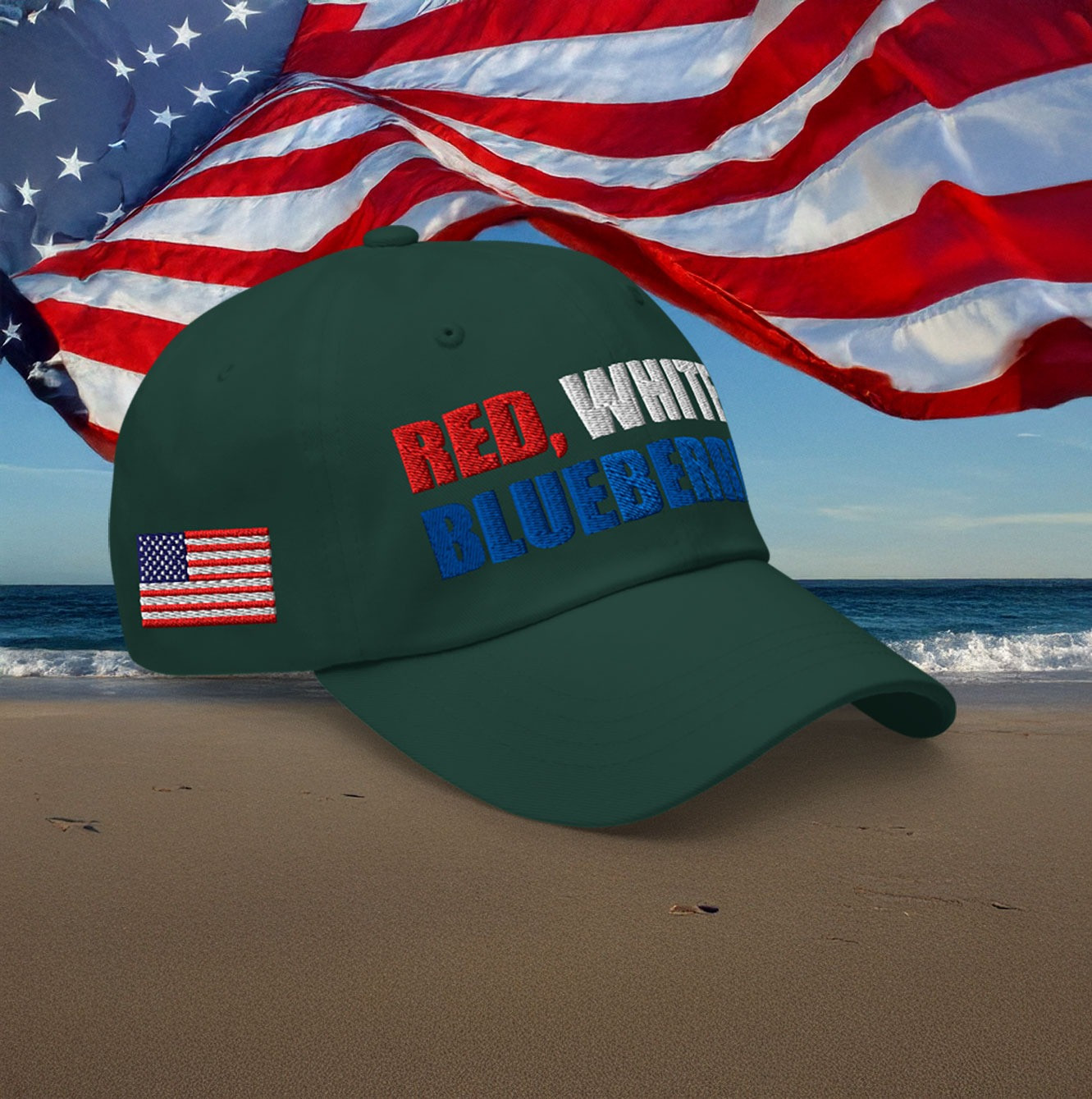Charlie Kirk Red White And Blueberries Hat USA Flag Cap Memorial Presents For Friends