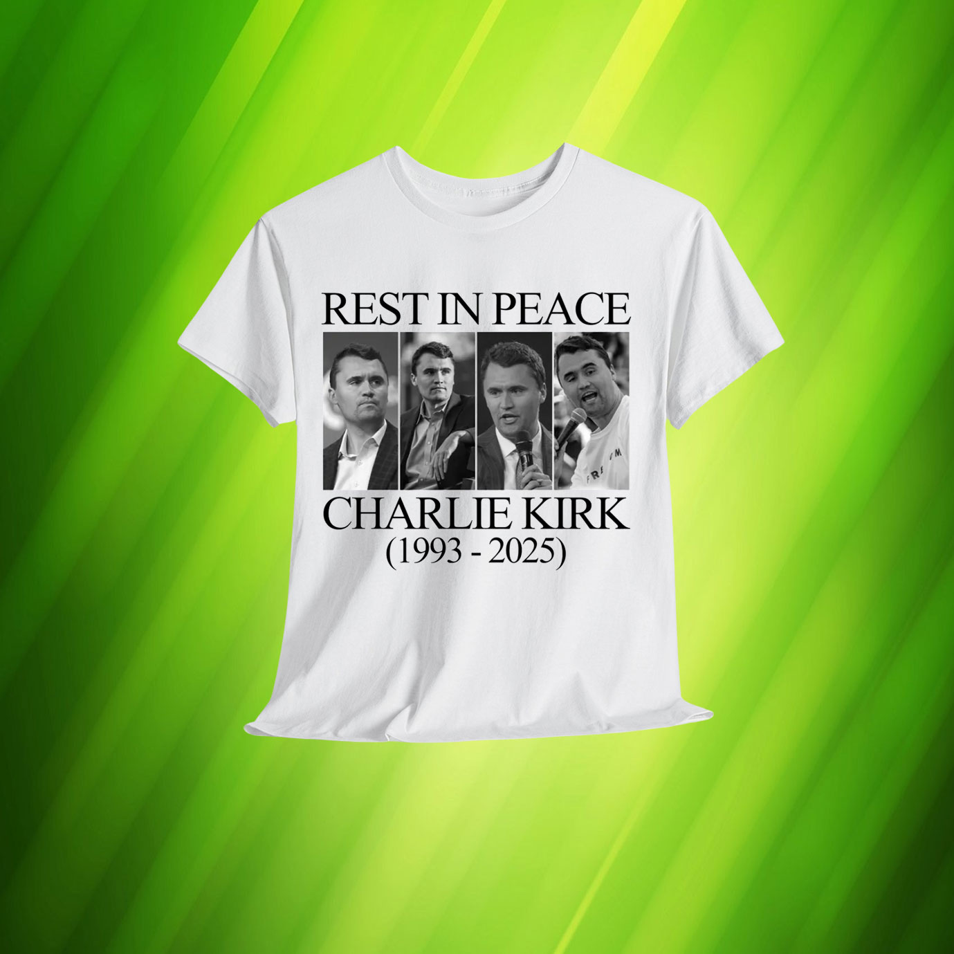 Charlie Kirk Rest In Peace Shirt