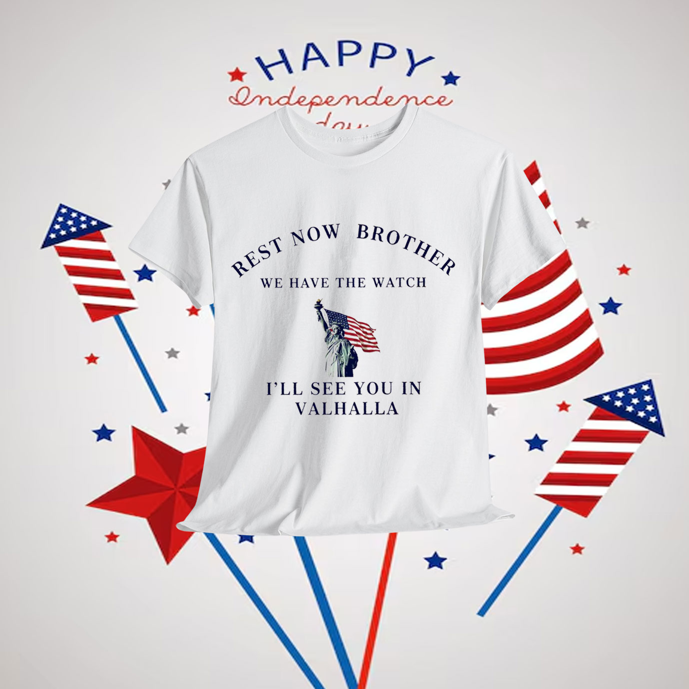 Charlie Kirk Rest Now Brother I'll See you In Valhalla Shirt