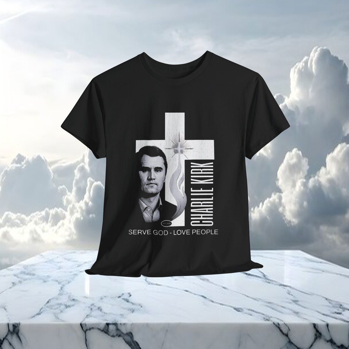 Charlie Kirk Serve God - Love People Shirt