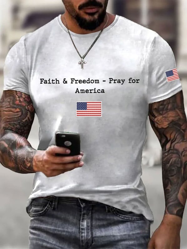 Charlie Kirk Shirt Faith And Freedom Pray For America Tribute To Charlie Kirk Faith Gifts