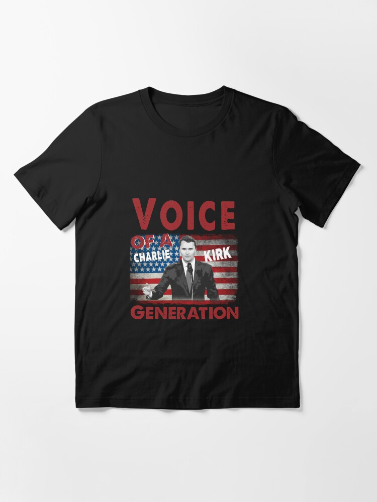 Charlie Kirk Shirt Voice Of A Generation Charlie Kirk Merch Political Activist Memorial Gifts