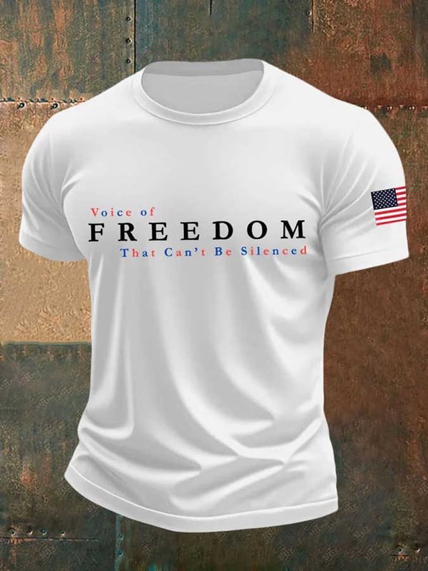 Charlie Kirk Shirt Voice Of Freedom That Can't Be Silenced Freedom Clothing Political Gifts