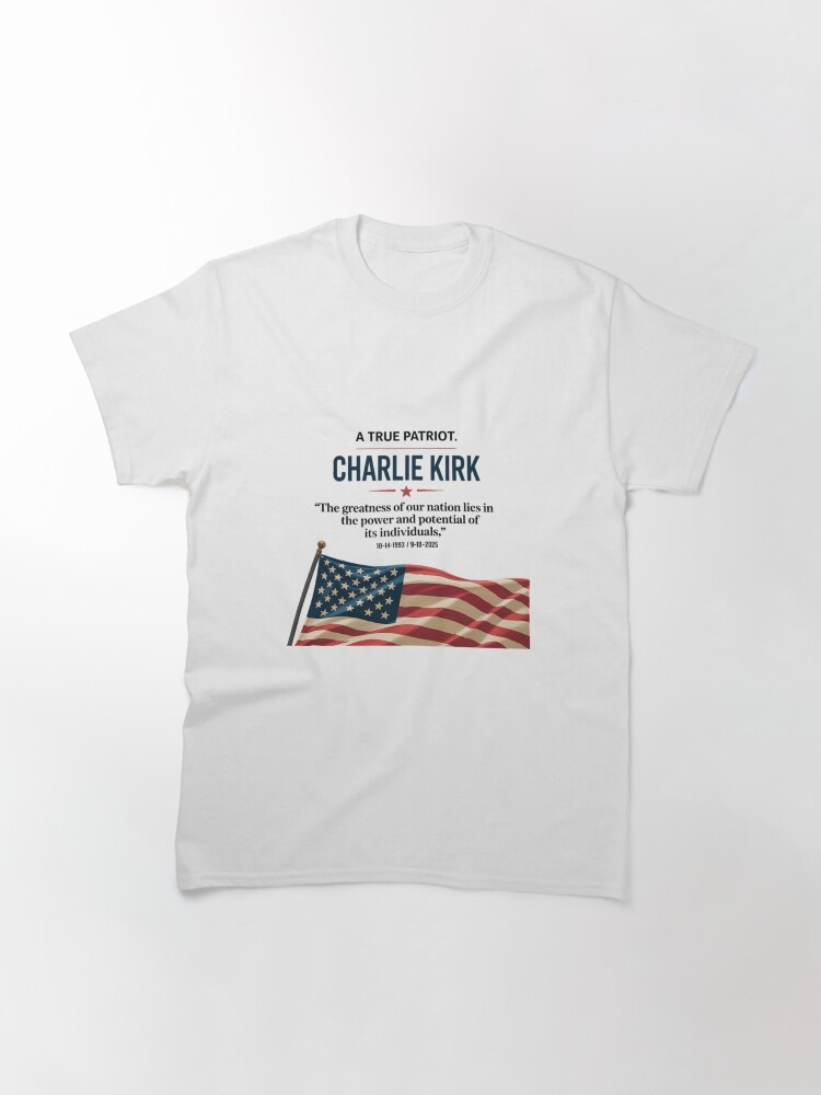 Charlie Kirk Shooters Shirt A True Patriot Quote T-Shirt Charlie Kirk Merch