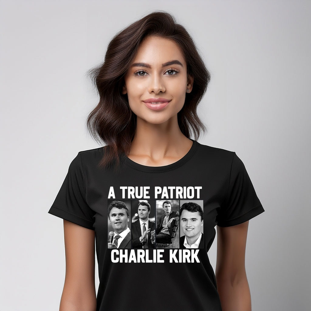 Charlie Kirk Shooters Shirt A True Patriot T-shirt Charlie Kirk Merch Gifts For Her