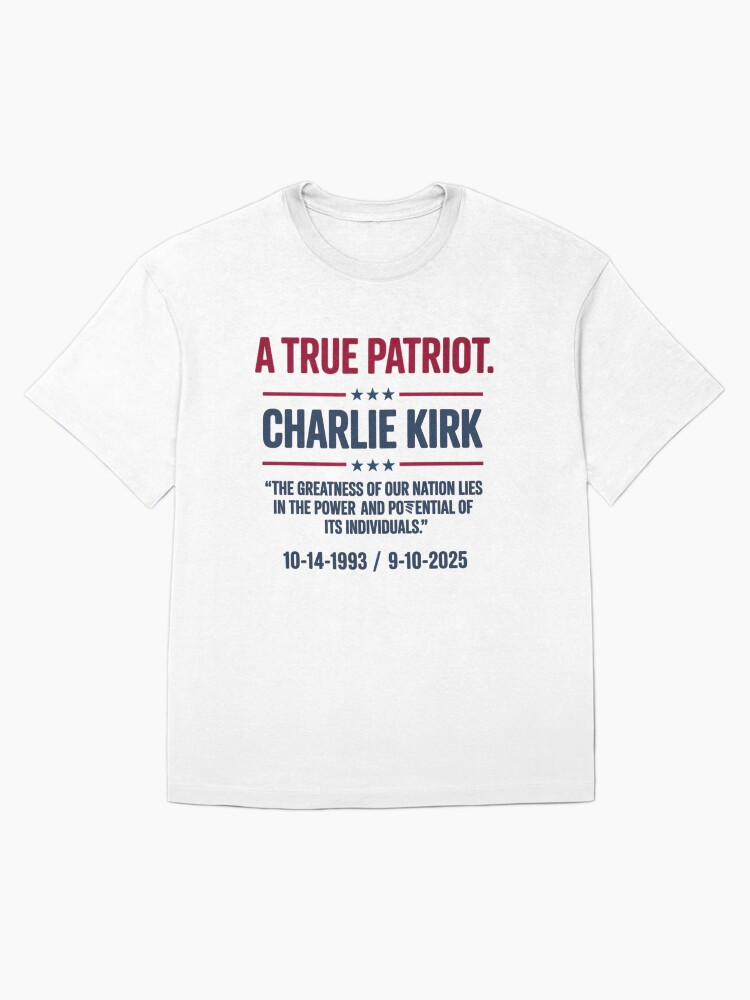 Charlie Kirk Shooters Shirt A True Patriots Charlie Kirk Shirt Memorial Gifts