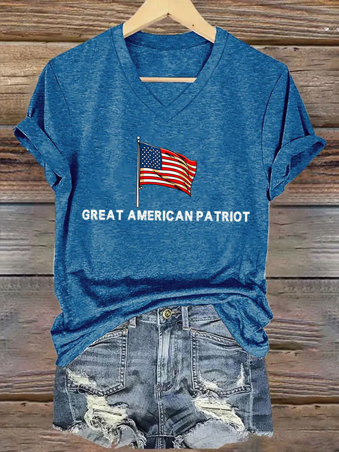 Charlie Kirk Shooters Shirt Great America Patriot V-neck T-Shirt For Women's Charlie Kirk Merch
