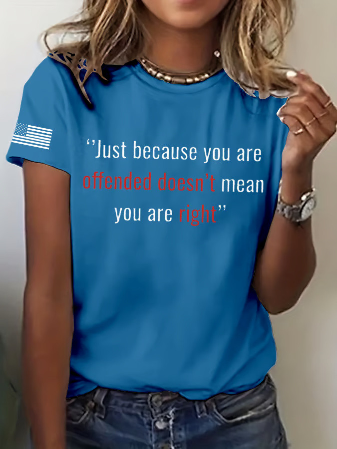 Charlie Kirk Shooters Shirt Just Because You Are Offended Doesn't Mean You Are Right Shirt