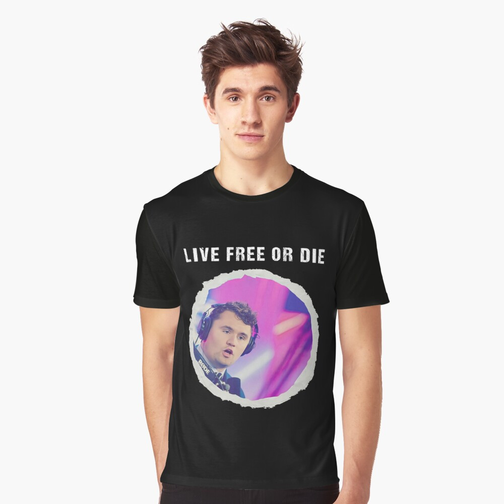 Charlie Kirk Shooters Shirt Live Free Or Die Charlie Kirk Merch Memorial Gifts