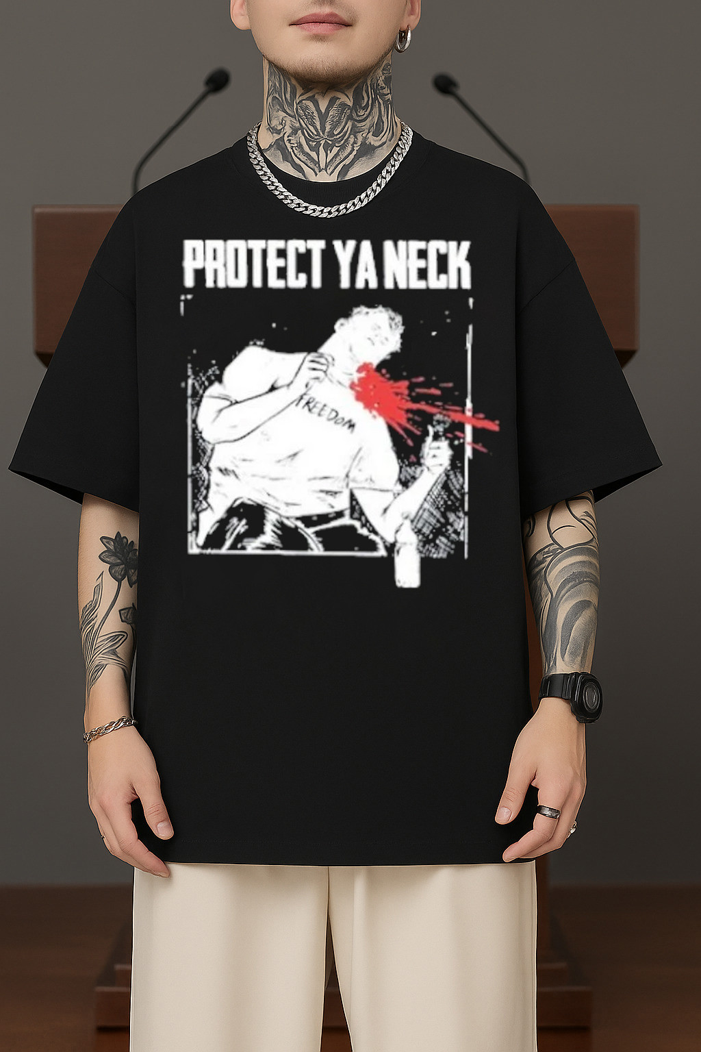 Charlie Kirk Shooters Shirt Protect Ya Neck Charlie Kirk Merch Freedom Shirt Tribute Gifts