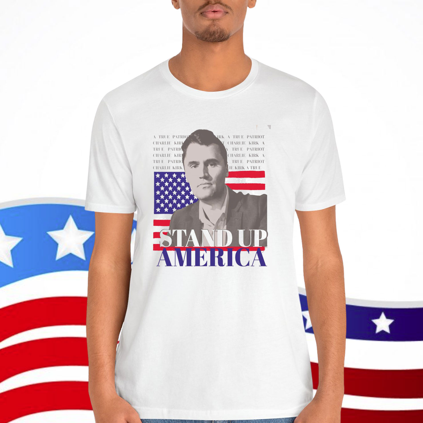 Charlie Kirk Stand Up America Shirt