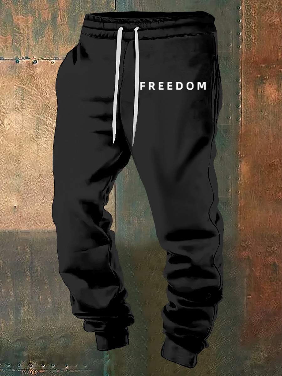 Charlie Kirk Sweatpants Freedom RIP Charlie Kirk Apparel Merch For Conservatives