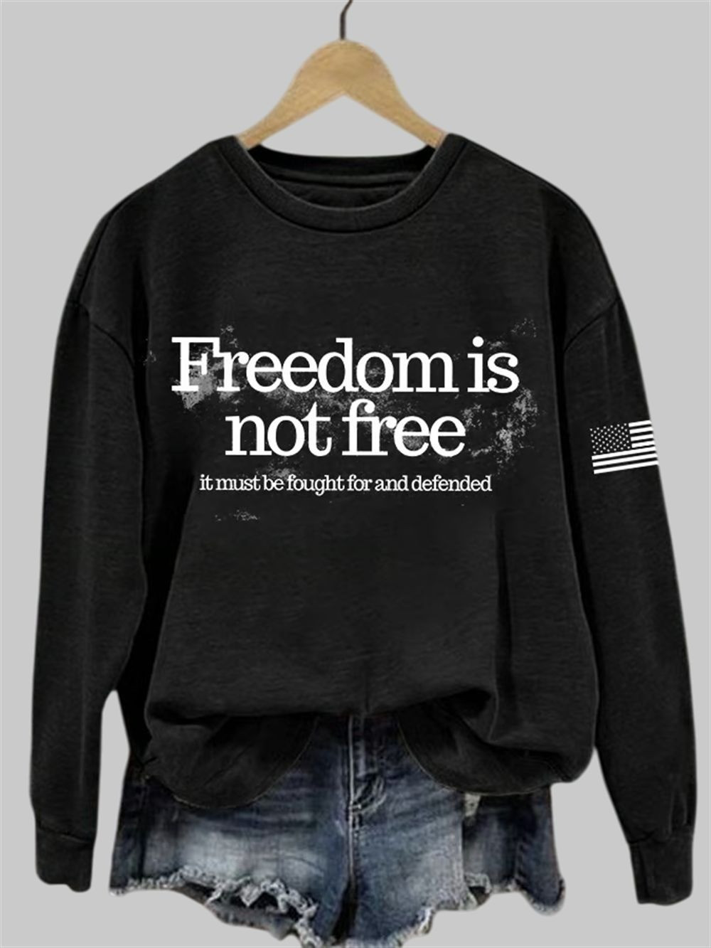 Charlie Kirk Sweatshirt Freedom Is Not Free Tribute To Charlie Kirk Apparel Patriotic Gifts