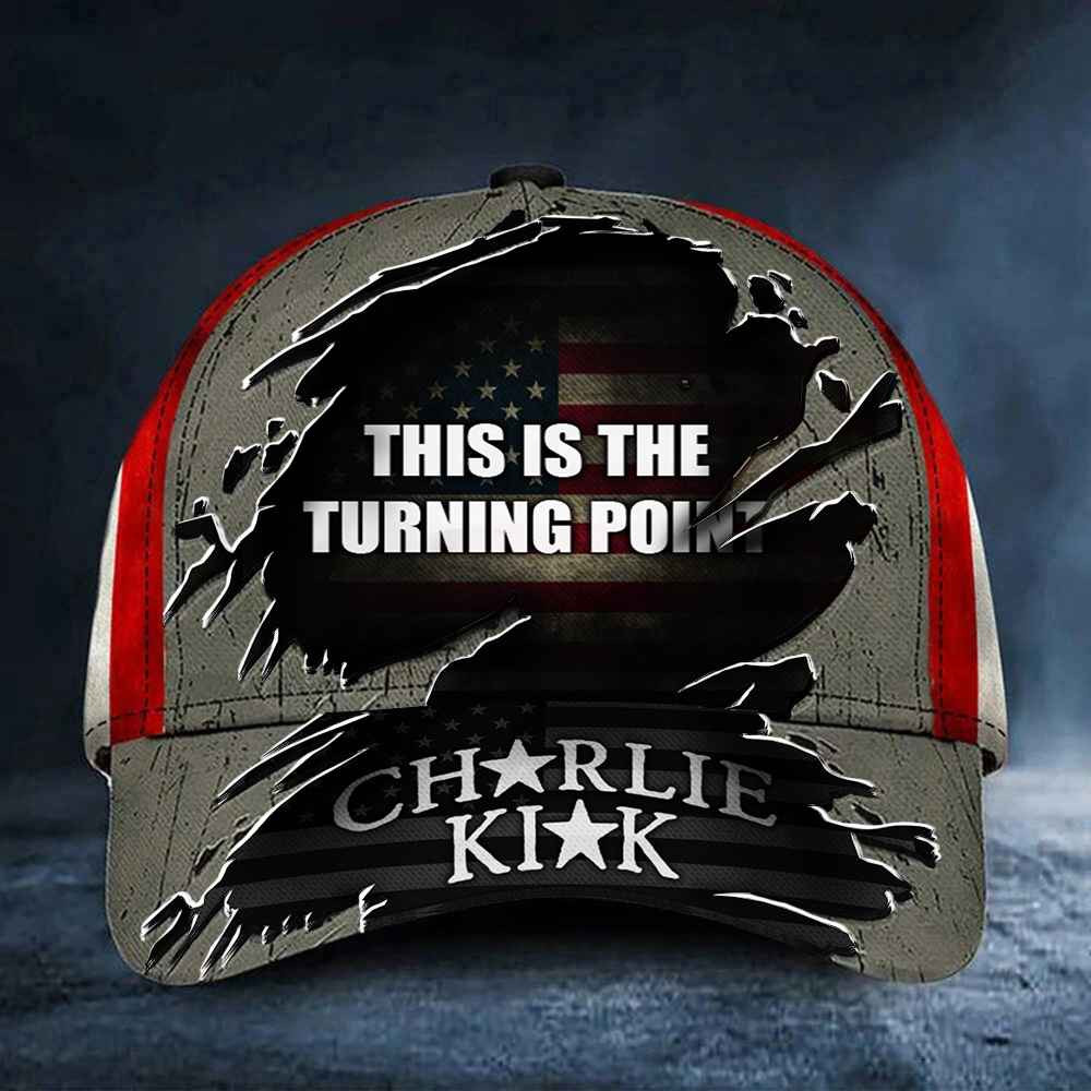 Charlie Kirk This Is The Turning Point Hat Charlie Kirk Memorial Best Merchandise
