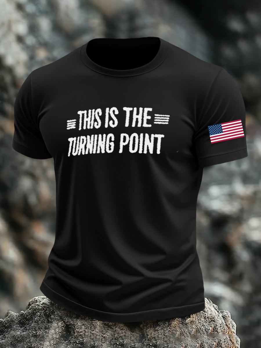 Charlie Kirk This Is The Turning Point T-Shirt 1993 2025 Charlie Kirk Commemorative Gifts