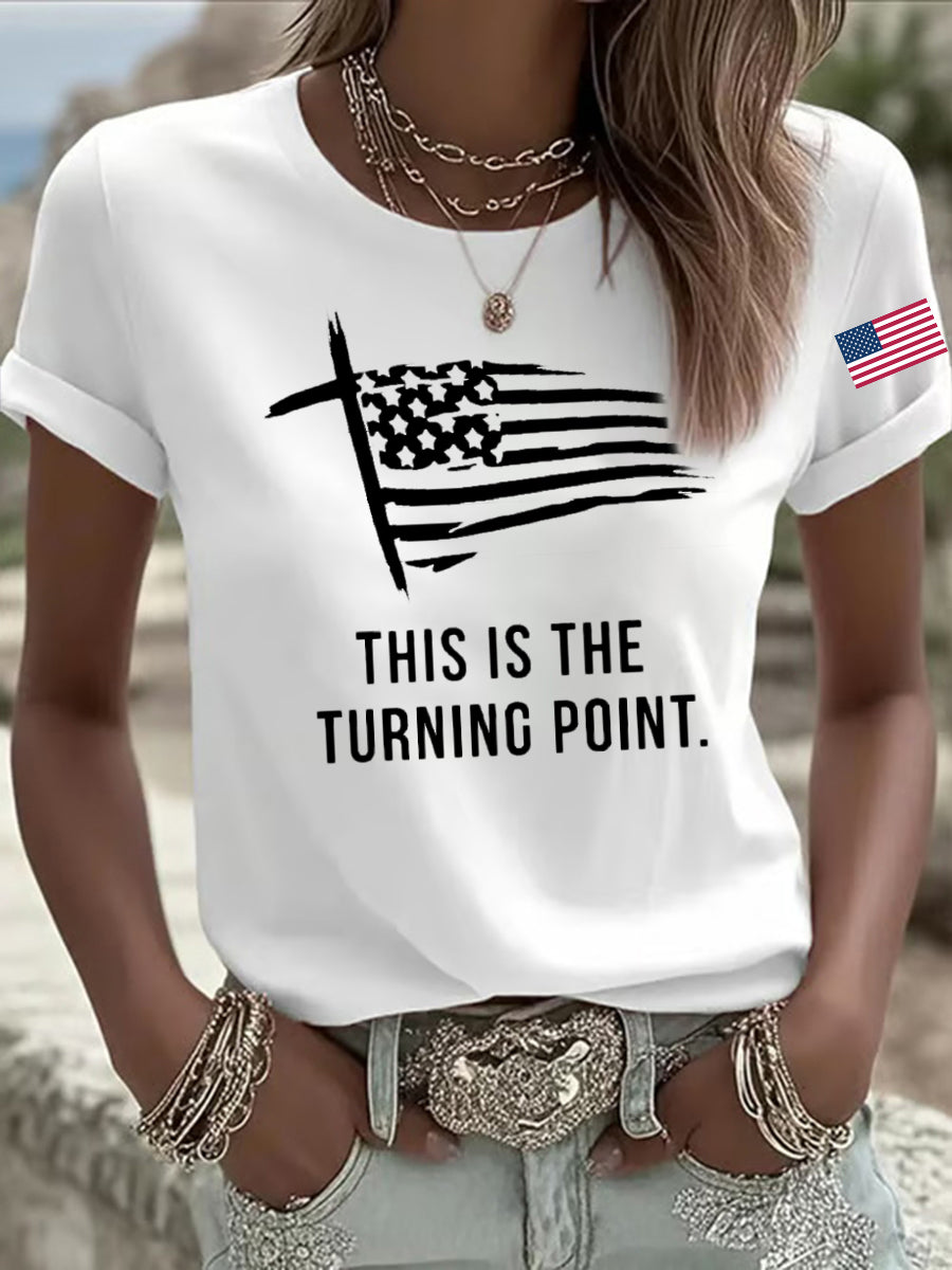 Charlie Kirk This Is The Turning Point T-Shirt Make America Charlie Kirk Shirt Gifts